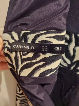 Vestido Karen Millen cebra