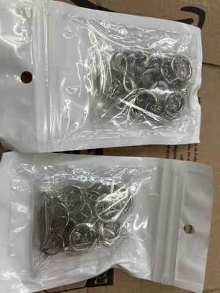 Dos packs Pendientes Acero Inoxidable 28 piezas