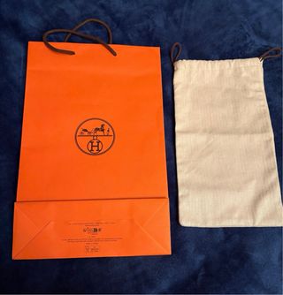 Borsa in carta e tela originale Hermès