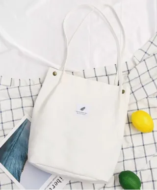 Bolso pana blanco