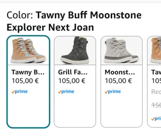 Botas Sorel Mujer Marrón y Gris