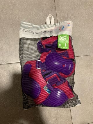 Protecciones Patinaje Niña Exelo Talla XS