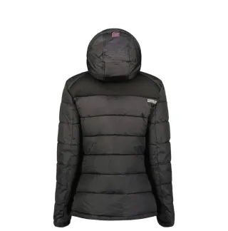 Abrigo Geographical Norway Negro y Rosa nieve