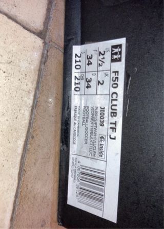 Zapatillas Adidas F50 Club TF J Morado/Verde