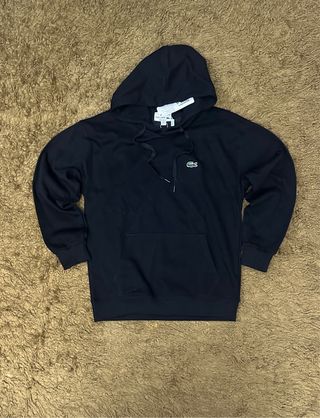 Sudadera Lacoste Negra con Capucha Talla L