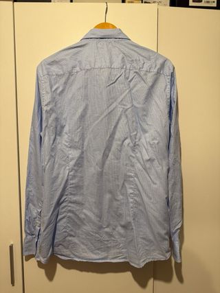 Camisa Mango Talla L Azul