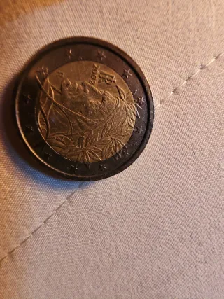 Moneda 2 Euros Italia 2002