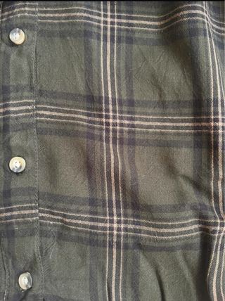 Camisa larga H&M cuadros