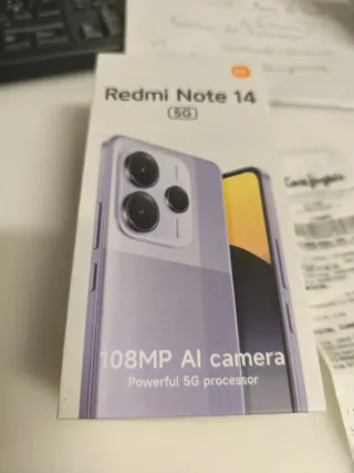 Xiaomi Redmi Note 14 5G Morado 256GB