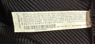 Body plisado negro ‘Zara’