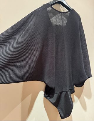 Body plisado negro ‘Zara’