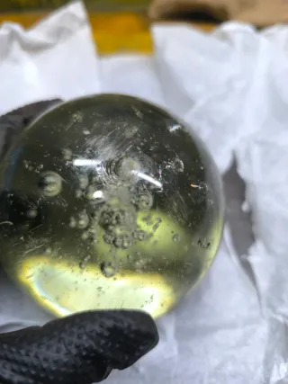 Lote de canicas de cristal