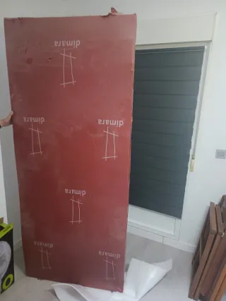 Puerta Niza gris apertura derecha 82,5