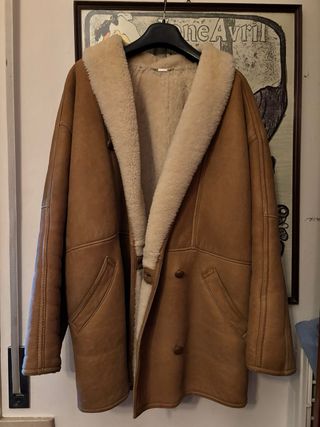 Montone Mabrun tg 50 vera pelle vintage