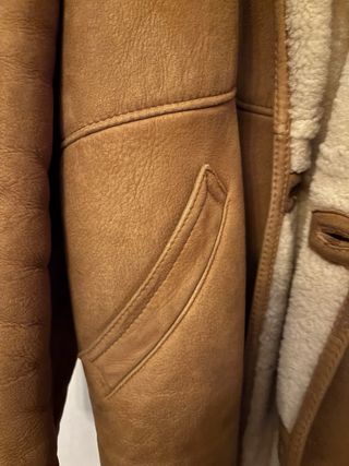 Montone Mabrun tg 50 vera pelle vintage