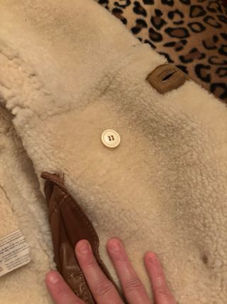 Montone Mabrun tg 50 vera pelle vintage