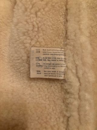 Montone Mabrun tg 50 vera pelle vintage