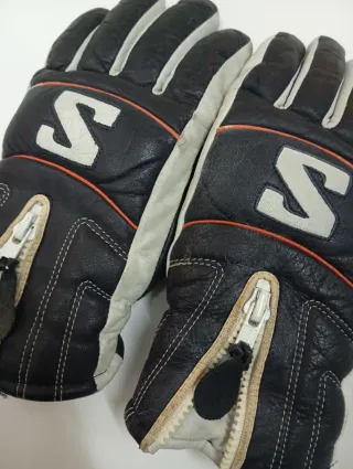 Guantes Salomon nieve Talla S, vintage