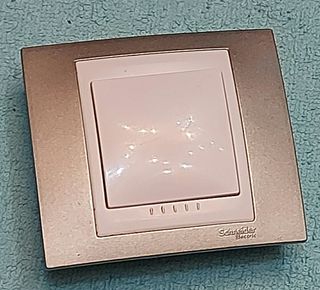 Conmutador Schneider Gris Plata