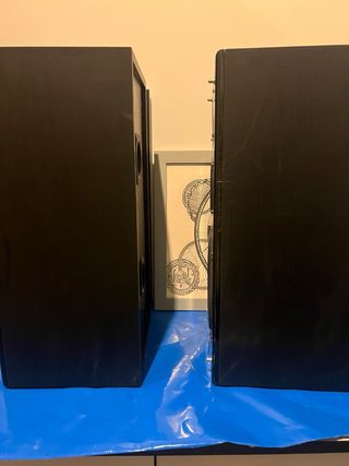 Altavoces Technics SB Negros y Plateados