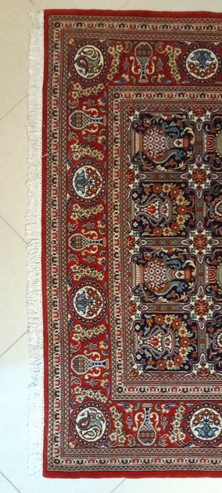 Tappeto Persiano Qum Kork 196x137 cm