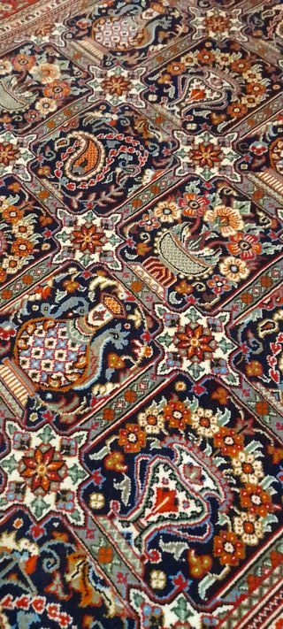 Tappeto Persiano Qum Kork 196x137 cm