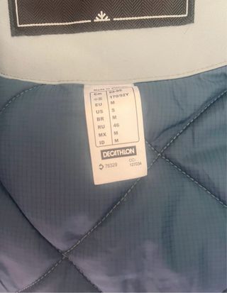 Abrigo de nieve azul