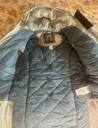 Abrigo de nieve azul