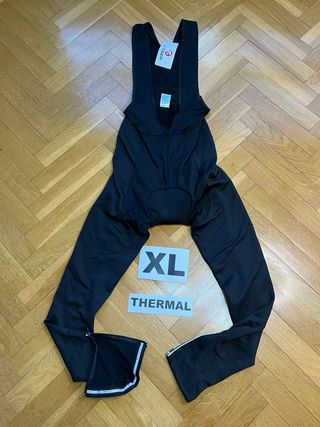 Culote Ciclismo TERMAL. XL.NEGRO.NUEVO