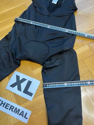 Culote Ciclismo TERMAL. XL.NEGRO.NUEVO