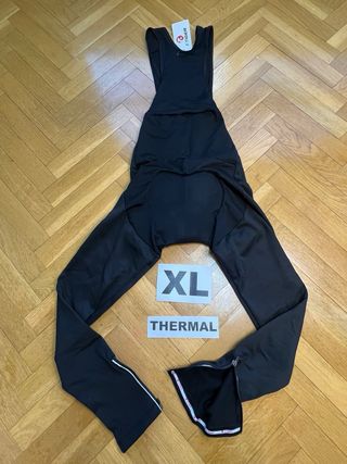 Culote Ciclismo TERMAL. XL.NEGRO.NUEVO