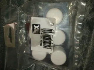 5 Topes de Puerta Blancos