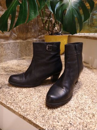 Botines de piel para mujer - Natalia Blanco