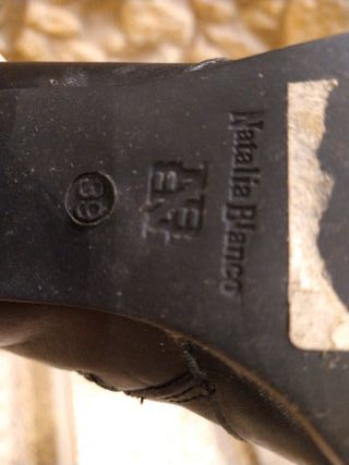 Botines de piel para mujer - Natalia Blanco