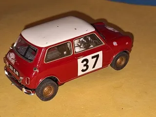 Scalextric C2919 Mini Cooper S Rallye Montecarlo