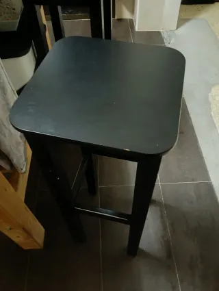 Banquetas altas de metal negras