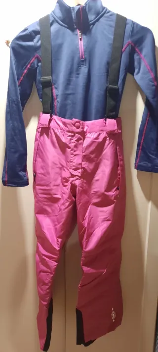 Conjunto esquí niñapantalón, chaqueta y polar 1uso
