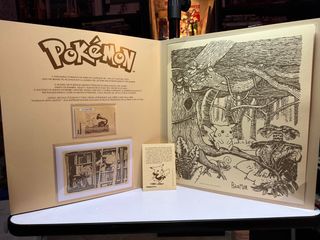 Litografia Pokémon Poste Italiane N. 534/1000