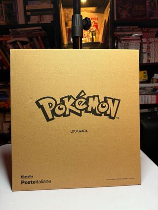 Litografia Pokémon Poste Italiane N. 534/1000