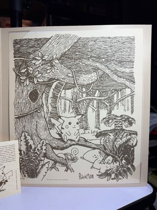 Litografia Pokémon Poste Italiane N. 534/1000