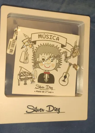 Pulsera Plata RODIADA Música