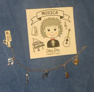 Pulsera Plata RODIADA Música