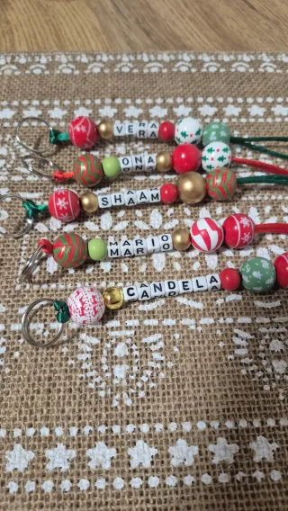 Llaveros Navideños Personalizados