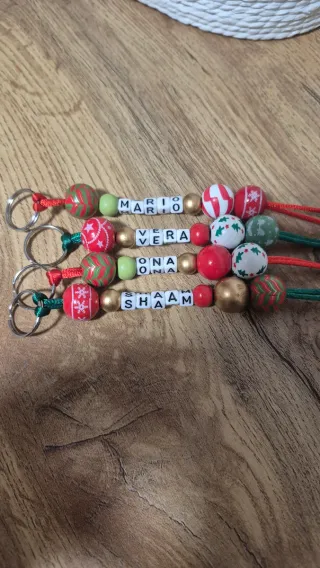 Llaveros Navideños Personalizados