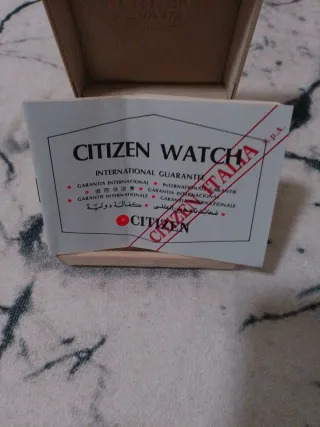 Citizen con Scatola Marrone