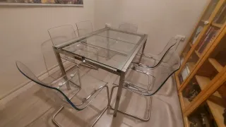 Vendo Mesa GLIVARP y 6 Sillas TOBIAS IKEA