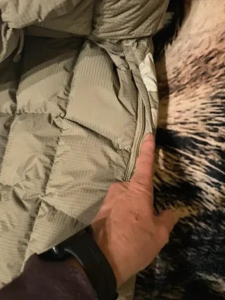 Chaqueta esquí Quechua mujer gris y blanco