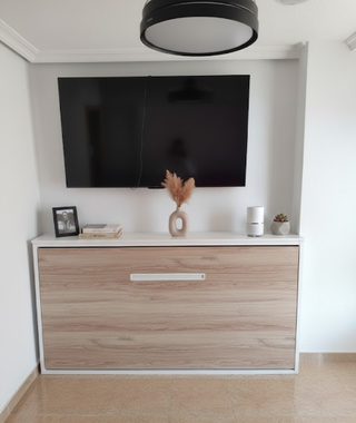 Cama abatible Natura-Blanco 90x190