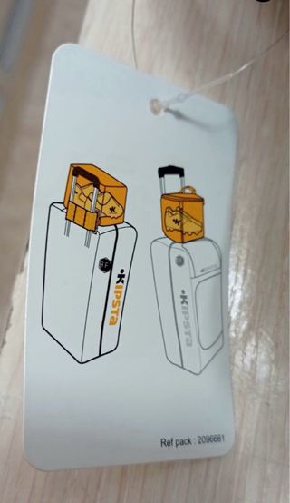 Bolsa de deporte Kipsta negra y naranja