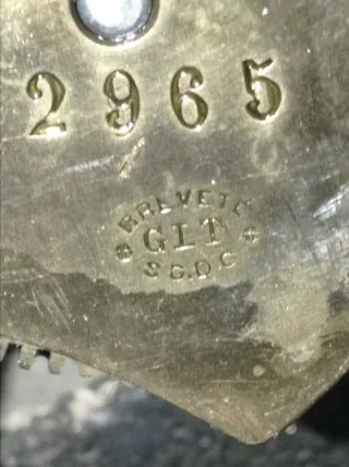 Reloj francés antiguo, entre 1890 y 1930